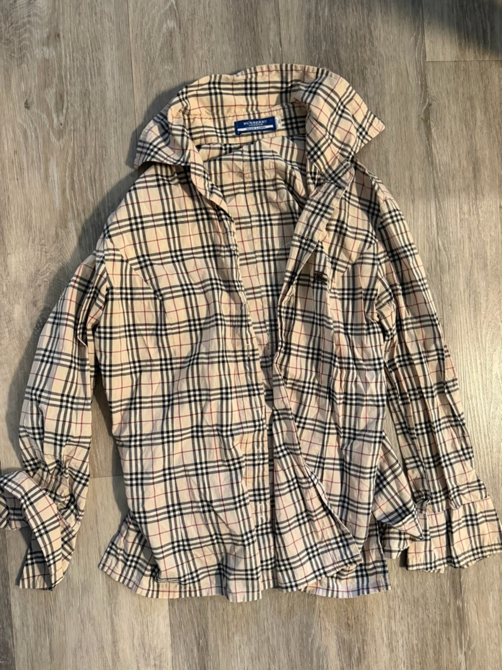Vintage Burberry blue label shirt
